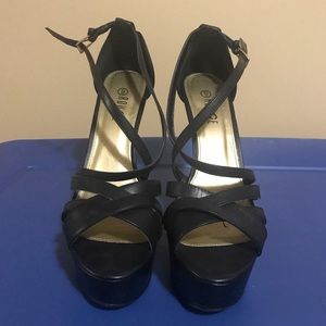 Black Platform Heels